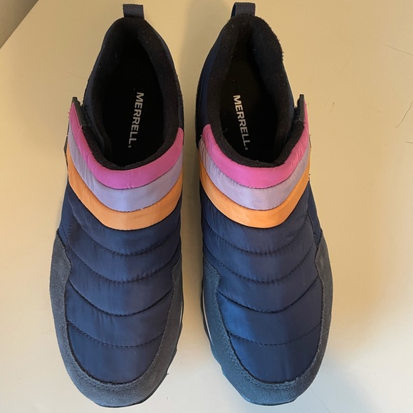 Merrell Women’s Alpine Moc Strap Polar Retro Navy Sneakers Size 11 - Picture 3 of 12